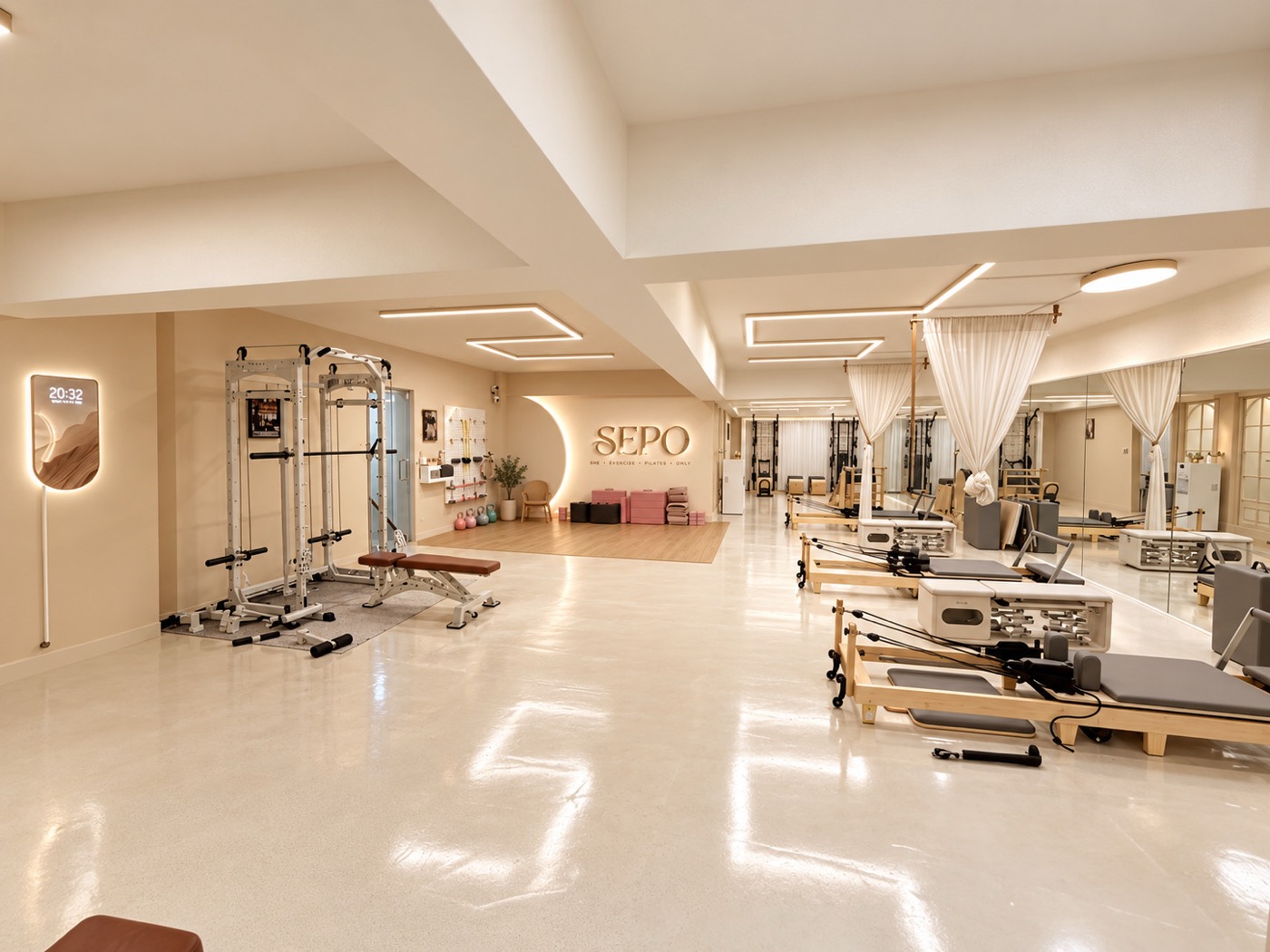 SEPO 器械皮拉提斯教室全景