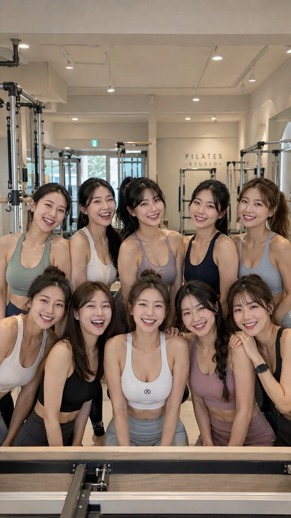 POSH 教練團隊在運動空間合照